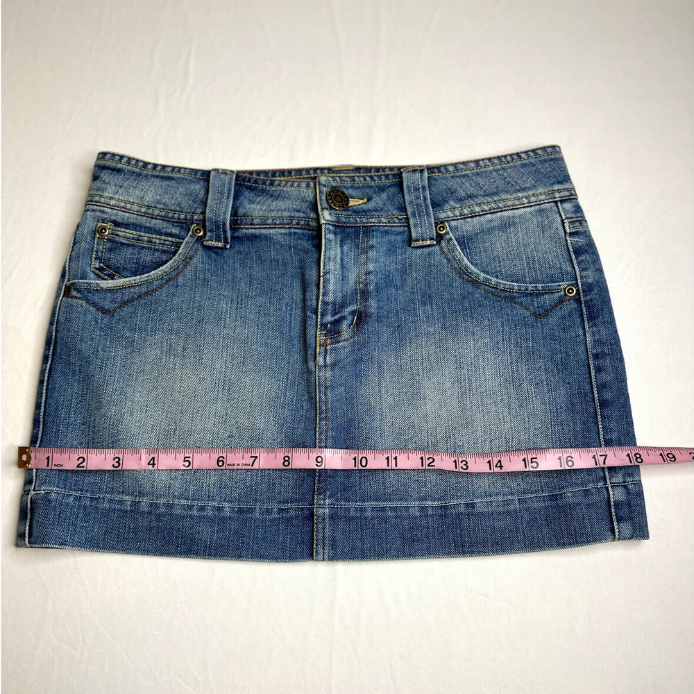WEAR IT DECLARE IT BLUE DENIM SKIRT SIZE 7 - Picture 8 of 10